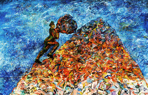 El mito de Sísifo, 1946 de Sandro Chia.